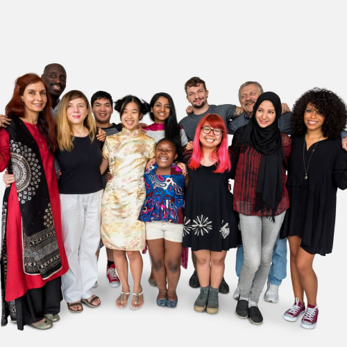 multi-racial people